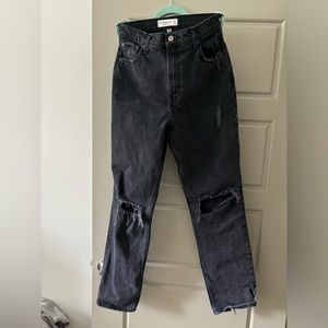 Abercrombie curve love 90s straight ultra high rise